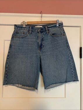 Abercrombie & Fitch Light Blue Denim Jorts
